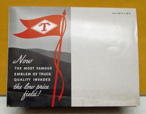 1938 Diamond T Truck Model 1 1/2 Ton Most Famous Emblem Sales Mailer