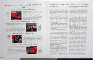 1950 Diamond T Truck Model 520 520H Sales Brochure & Specifications