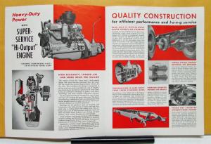 1950 Diamond T Truck Model 422 422H Sales Brochure & Specifications