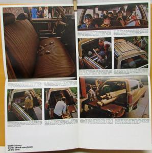 1970 Oldsmobile Vista Cruiser Wagon Color Sales Folder Original