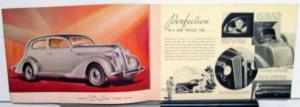 1936 Plymouth De Luxe Models Sedan Coupe Color Sales Brochure Original