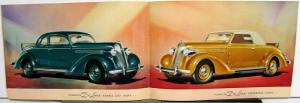 1936 Plymouth De Luxe Models Sedan Coupe Color Sales Brochure Original