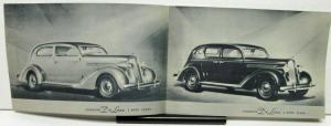 1936 Plymouth Dealer Sales Brochure DeLuxe Models Perfection In A Low Priced Car