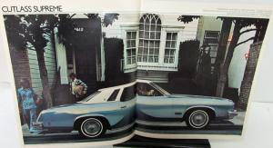 1974 Oldsmobile Toronado 98 Delta 88 Cutlass Omega Wagons Sales Brochure Orig