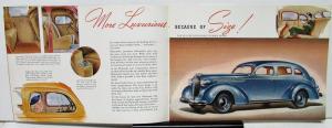 1938 Plymouth Dealer Color Sales Brochure De Luxe Models The Jubilee 10th Anniv