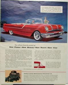 1955 Pontiac Canadian sales Brochure Star Chief Chieftain 860 870