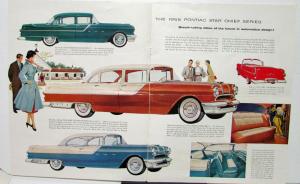 1955 Pontiac Canadian sales Brochure Star Chief Chieftain 860 870