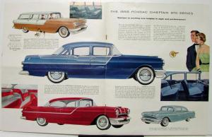 1955 Pontiac Canadian sales Brochure Star Chief Chieftain 860 870