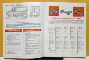 1964 DIVCO Truck Model 300 Snub Nose Sales Brochure & Specifications