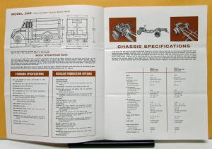 1967 DIVCO Truck Model 206 Sales Brochure & Specifications