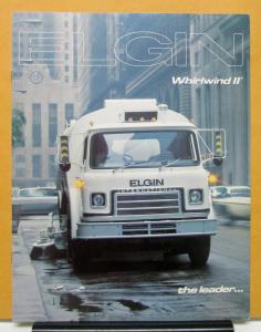 1981 Elgin Truck Sweeper Model Whirlwind II Sales Brochure