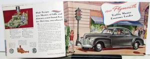 1941 Plymouth Dealer Sales Brochure Special DeLuxe Models & Woody Station Wagon