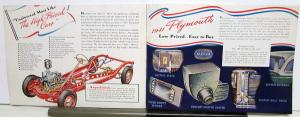 1941 Plymouth Dealer Sales Brochure Special DeLuxe Models & Woody Station Wagon