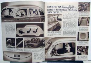 1941 Plymouth Dealer Sales Brochure Special De Luxe The One For 41