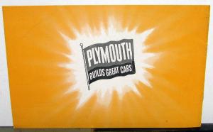 1950 Plymouth Dealer Sales Brochure Deluxe & Special DeLuxe Models Woody