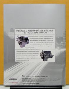 2000 Freightliner Series Century Columbia Argosy Classic Condor Sales Brochure