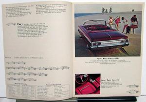 1965 Plymouth Dealer Color Sales Brochure Fury Belvedere Barracuda Valiant