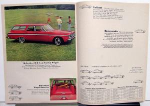 1965 Plymouth Dealer Color Sales Brochure Fury Belvedere Barracuda Valiant