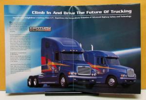 2001 Freightliner Truck Model CST112 CST120 Century Class Sales Folder