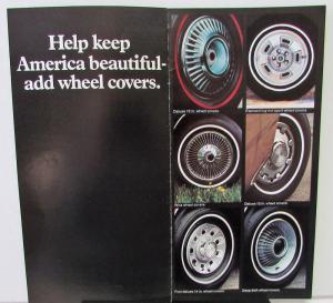 1968 Plymouth Dealer Sales Brochure Options & Accessories Cosmetic Performance