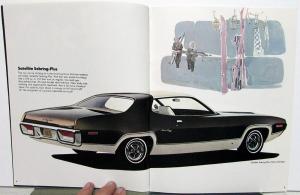 1972 Plymouth Satellite Road Runner GTX Sebring Dealer Sales Brochure