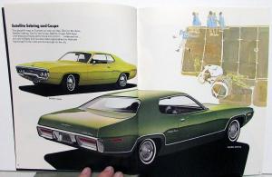 1972 Plymouth Satellite Road Runner GTX Sebring Dealer Sales Brochure