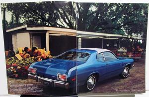 1973 Plymouth Duster 340 Valiant Scamp Barracuda Cuda Sales Brochure Original