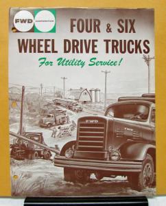 1956 FWD Model Four & Six Wheel Drive Trucks Sales Folder