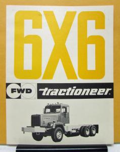 1976 FWD Truck Tractioneer Series 6x6 Sales Folder