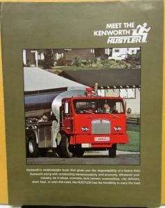 1973 Kenworth Truck Model Hustler Middleweight Sales Folder