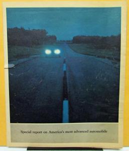 1966 Oldsmobile Dealer Sales Brochure Special Report Toronado Newspaper Style