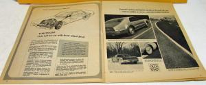 1966 Oldsmobile Dealer Sales Brochure Special Report Toronado Newspaper Style