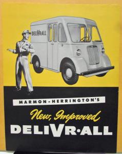1948 Marmon-Herrington Model DeliVr All Sales Folder & Specifications