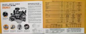 1960 Dodge Med Ton Truck D 400 to 700 C 500 to 700 Sales Brochure Original