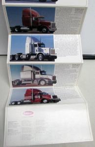 1987-1988 Peterbilt Truck Full Line Sales Brochure Folder W/Company Letter