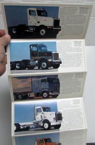 1987-1988 Peterbilt Truck Full Line Sales Brochure Folder W/Company Letter