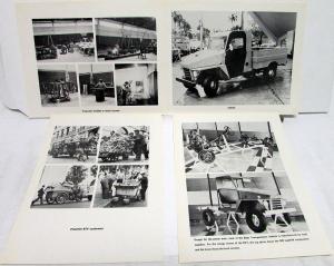 1974 General Motors BTV Press Kit Media Release Basic Transportation Overseas