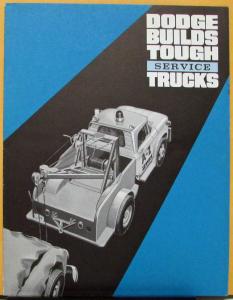 1964 Dodge Service Trucks D W & WM  Model Sales Brochure Original Wrecker