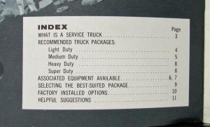 1964 Dodge Service Trucks D W & WM  Model Sales Brochure Original Wrecker