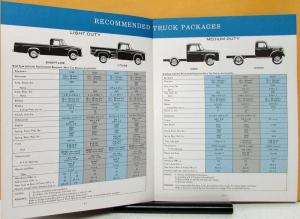 1964 Dodge Service Trucks D W & WM  Model Sales Brochure Original Wrecker