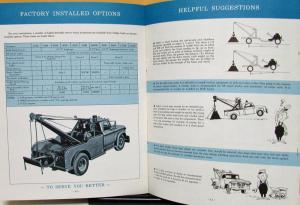 1964 Dodge Service Trucks D W & WM  Model Sales Brochure Original Wrecker