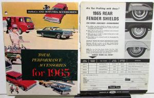 1965 Ford Accessories Sales Brochure Thunderbird Mustang Fairlane Falcon Trucks