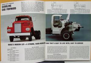 1966 Dodge Truck High Tonnage Gasoline Models D C CT Original Sales Brochure