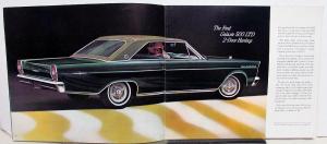 1965 Ford Full Size Total Performance Sales Brochure Galaxie Custom 500