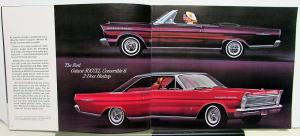 1965 Ford Full Size Total Performance Sales Brochure Galaxie Custom 500