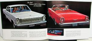 1965 Ford Full Size Total Performance Sales Brochure Galaxie Custom 500