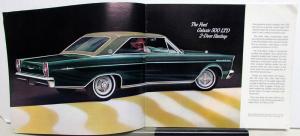 1965 Ford Full Size Total Performance Sales Brochure Galaxie Custom 500