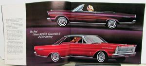 1965 Ford Full Size Total Performance Sales Brochure Galaxie Custom 500