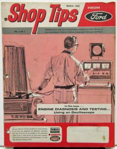 1966 March Ford Shop Tips Oscilloscope Usage