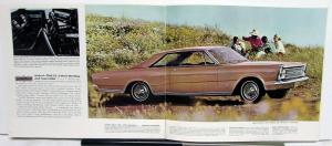 1966 Ford Full Size Sales Brochure Galaxie LTD Custom 500 Country Squire